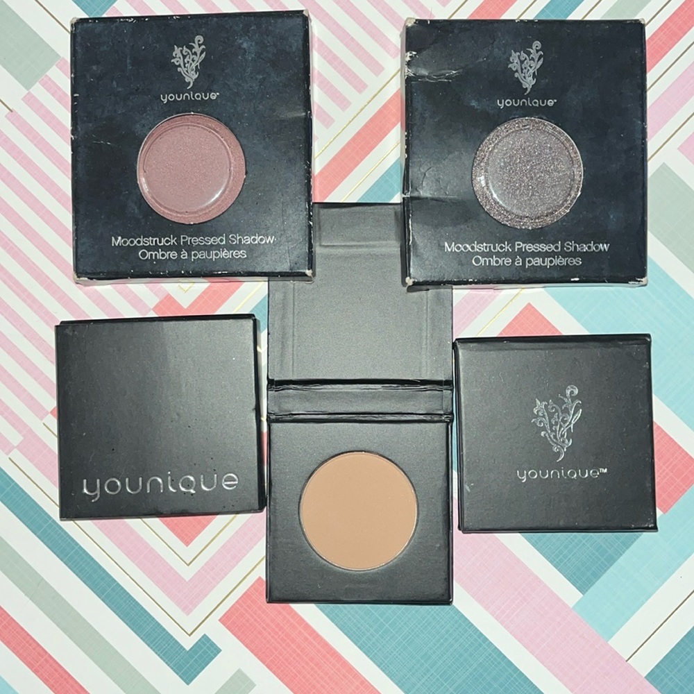 Younique Eye Shadow (3) with Palette Holder (2) ALL NEW